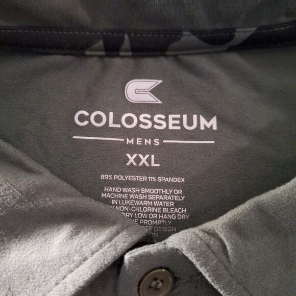 Drexel Dragons Colosseum Polo Shirt 2XL Dark Green Stretch OHT Appreciation - Picture 4 of 11